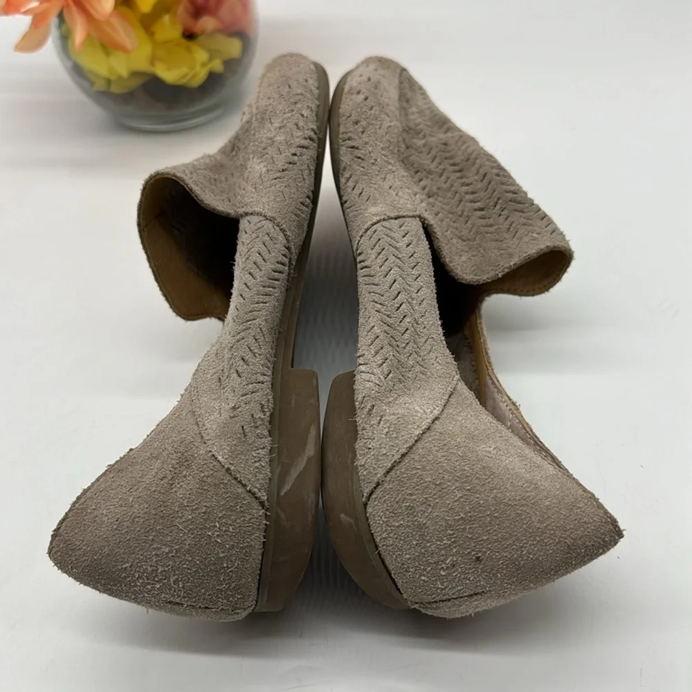 Lucky Brand Brogman Suede Slip On Loafer Size 8.5 BLO6753
